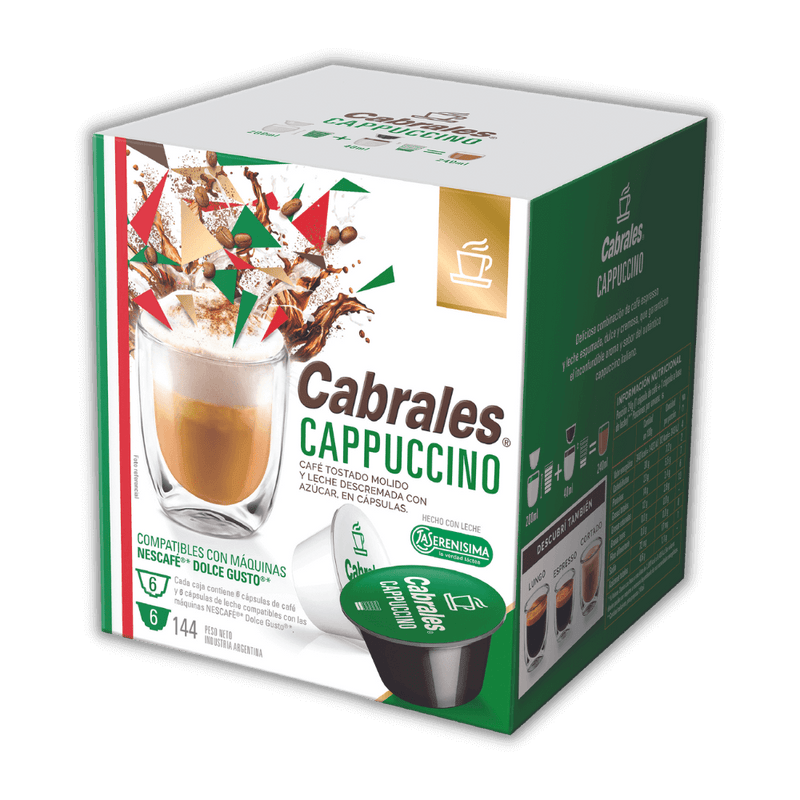 Cápsulas monodosis  Dolce Gusto Café con leche, Pack de 3 cajas
